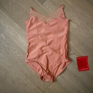 Tiger Friday Radiance Aurora Leotard with Mesh Detail Opal AS
